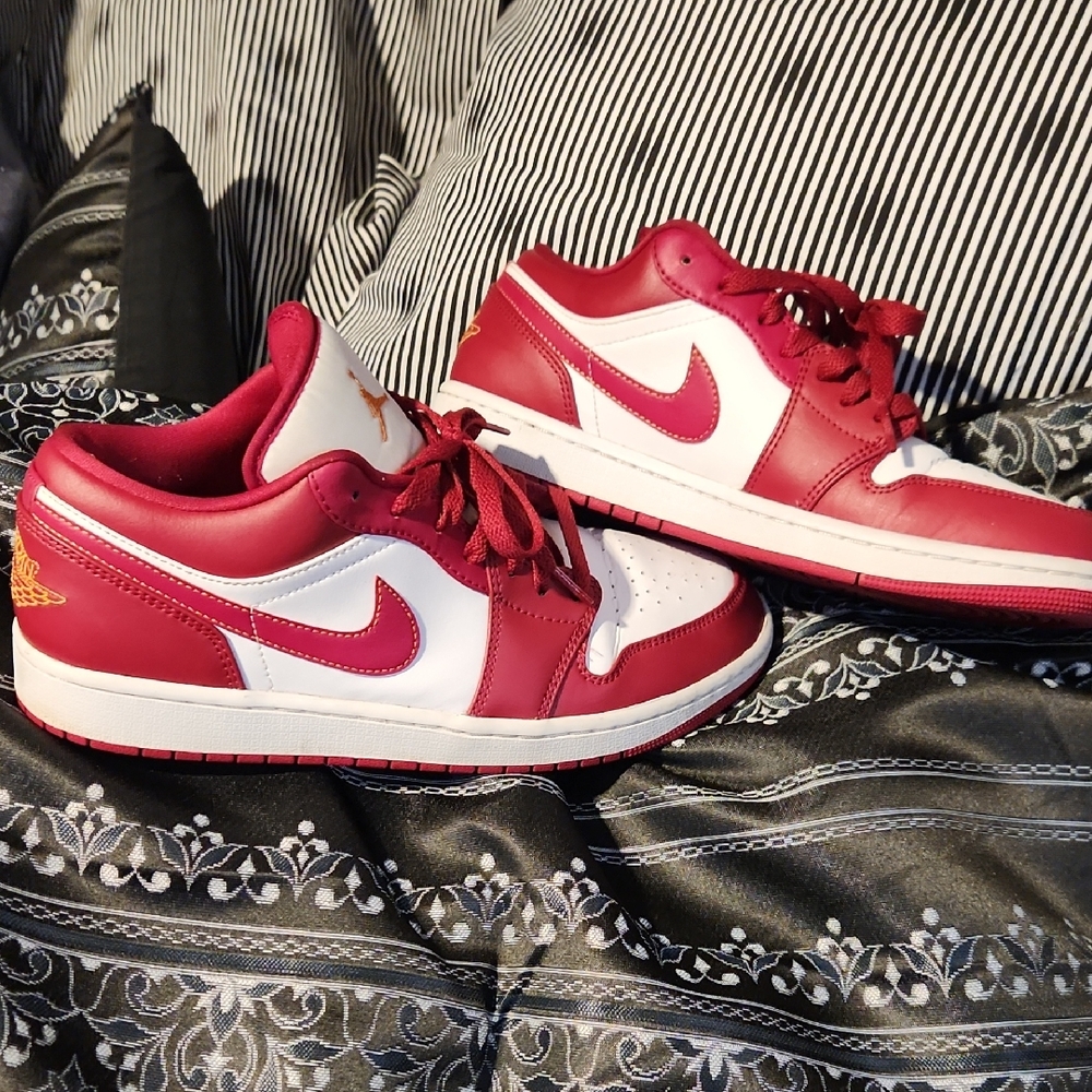 2021 Air Jordan 1 Red Sneakers